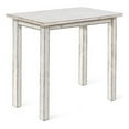 thumbnail image 1 of Rena Bar Height Table, 48 Inch Rectangular White Sand Mahogany Wood, 1 of 5