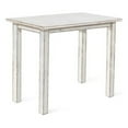 thumbnail image 1 of Rena Counter Table, 48 Inch Rectangular White Sand Mahogany Wood, 1 of 7