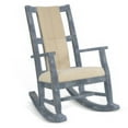 thumbnail image 1 of Rena Rocking Chair, Cushion Seat and Back, Blue Mahogany Mindy Wood, 1 of 6