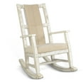 thumbnail image 1 of Rena Rocking Chair, Cushion Seat and Back, White Mahogany Mindy Wood, 1 of 6