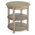thumbnail image 1 of Rena Side End Table- 2 Shelves- 24 Inch Plank Light Brown Mahogany, 1 of 5