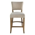 thumbnail image 1 of Ryna Counter Stool Chair- Light Gray Fabric- Oak Brown Solid Wood, 1 of 6