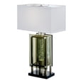 thumbnail image 1 of Saba Table Lamp with 3 Bulb- 4 Way Socket Switch- Silver Metal 27 Inch, 1 of 6