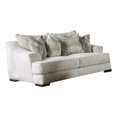 thumbnail image 1 of Syma Loveseat-Ivory Boucle-4 Throw Pillows-Track Arms-84 Inch, 1 of 5