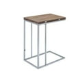 thumbnail image 1 of Vogue Side Table, Weathered Oak & Chrome, 1 of 2