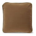 thumbnail image 1 of Wali Square Accent Throw Pillow, 20 Inch, Feather Fill Brown Polyester, 1 of 3