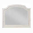 thumbnail image 1 of Wall Mount Dresser Mirror, Beveled Glass, 38x47, Rustic Washed White, 1 of 5
