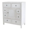 thumbnail image 1 of Wooden Chest with 8 Spacious Drawers and 1 Cabinet, White, 1 of 1