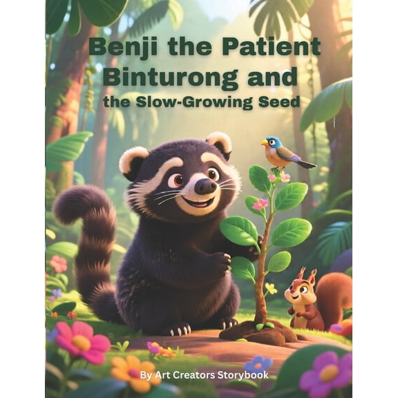 Benji the Patient Binturong: A Social-Em Benji the Patient Binturong and the Slow-Growing Seed: A Gentle Children's Story About Patience, Waiting, and Watching T, (Paperback)