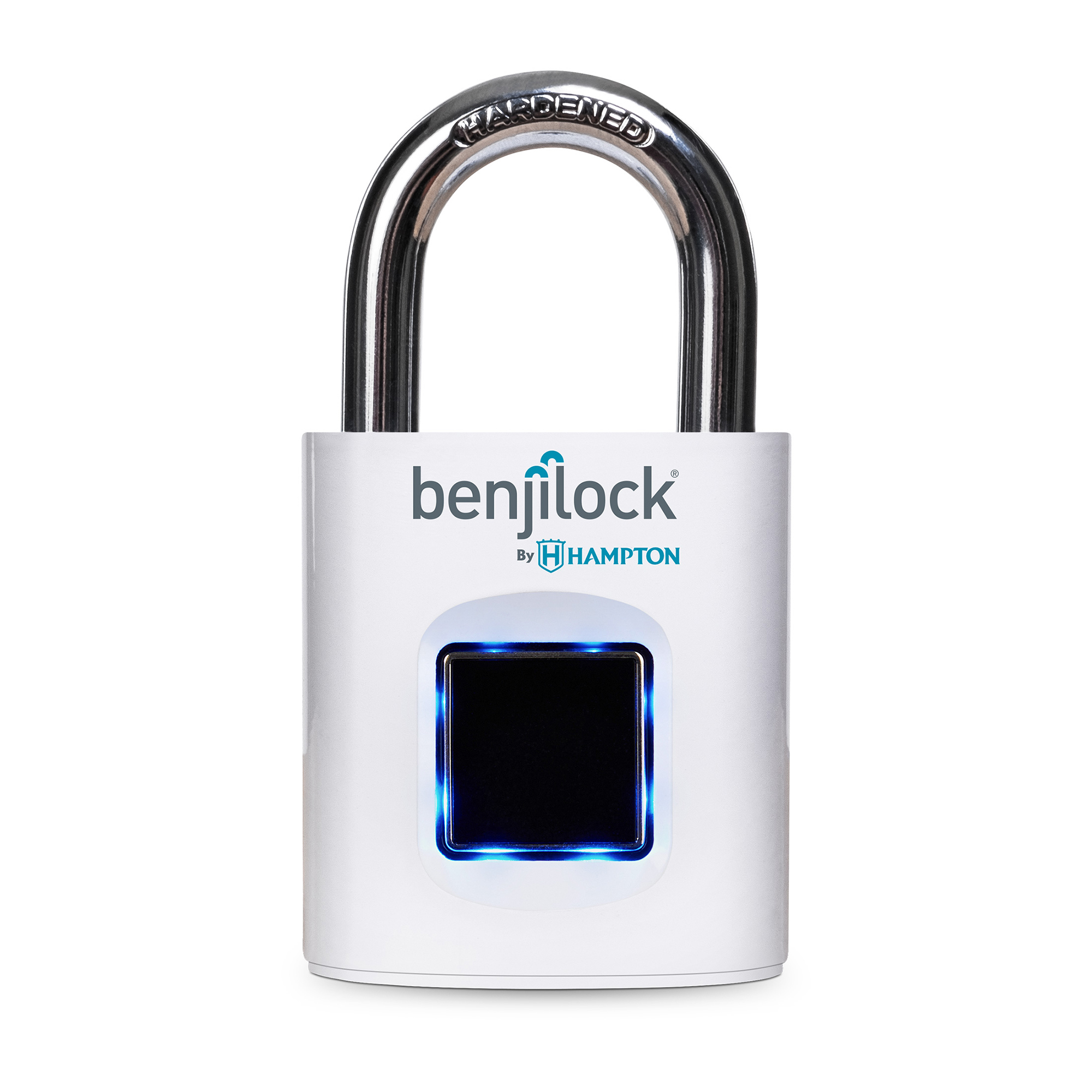BenjiLock by Hampton® Fingerprint Padlock, 43mm Body with 15/16 inch Shackle, White - image 1 of 11