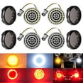 Benlari 1157 LED Turn Signals Front Rear 1156 Lights BlackFinish Bulbs