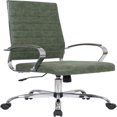 Benmar Modern HighBack Adjustable Swivel Leather Office Chair 22.5 x