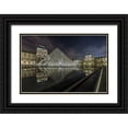thumbnail image 1 of Benmoshe, Kobi 32x23 Black Ornate Wood Framed with Double Matting Museum Art Print Titled - Paris @ Night, 1 of 4