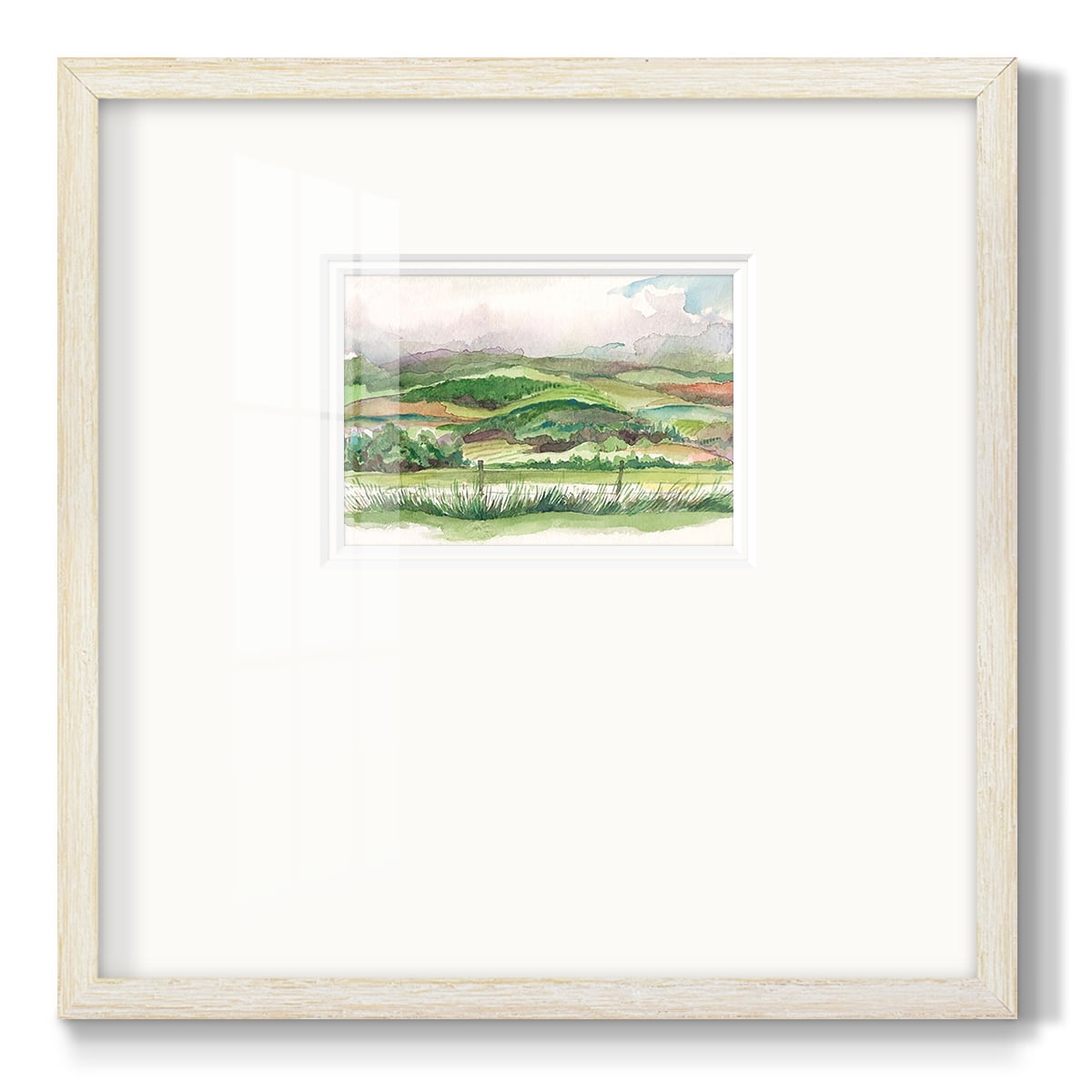 Bennachie Rain IPremium Framed Print