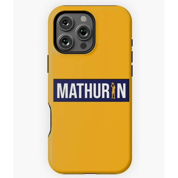Bennedict Mathurin Indiana Pacers - Minimalist Phone M3568 Phone Case for iPhone 17 16 15 14 13 12 11 Pro Max