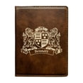 thumbnail image 1 of Bennett Irish Coat of Arms Leather Passport Wallet, 1 of 3