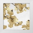 thumbnail image 1 of Bennett, Kate 12x12 White Modern Wood Framed Museum Art Print Titled - Gold Blossoms on White I, 1 of 4