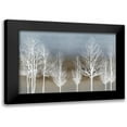 thumbnail image 1 of Bennett, Kate 18x13 Black Modern Framed Museum Art Print Titled - Trees on Brown and Blue, 1 of 5