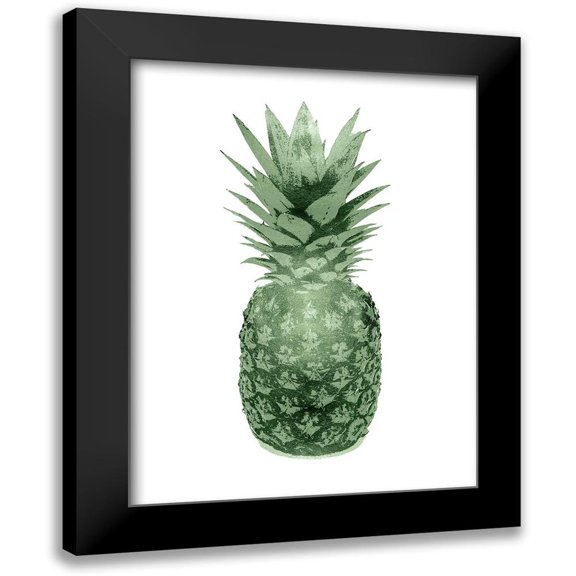 Bennett, Kate 19x24 Black Modern Framed Museum Art Print Titled - Pineapple Green II