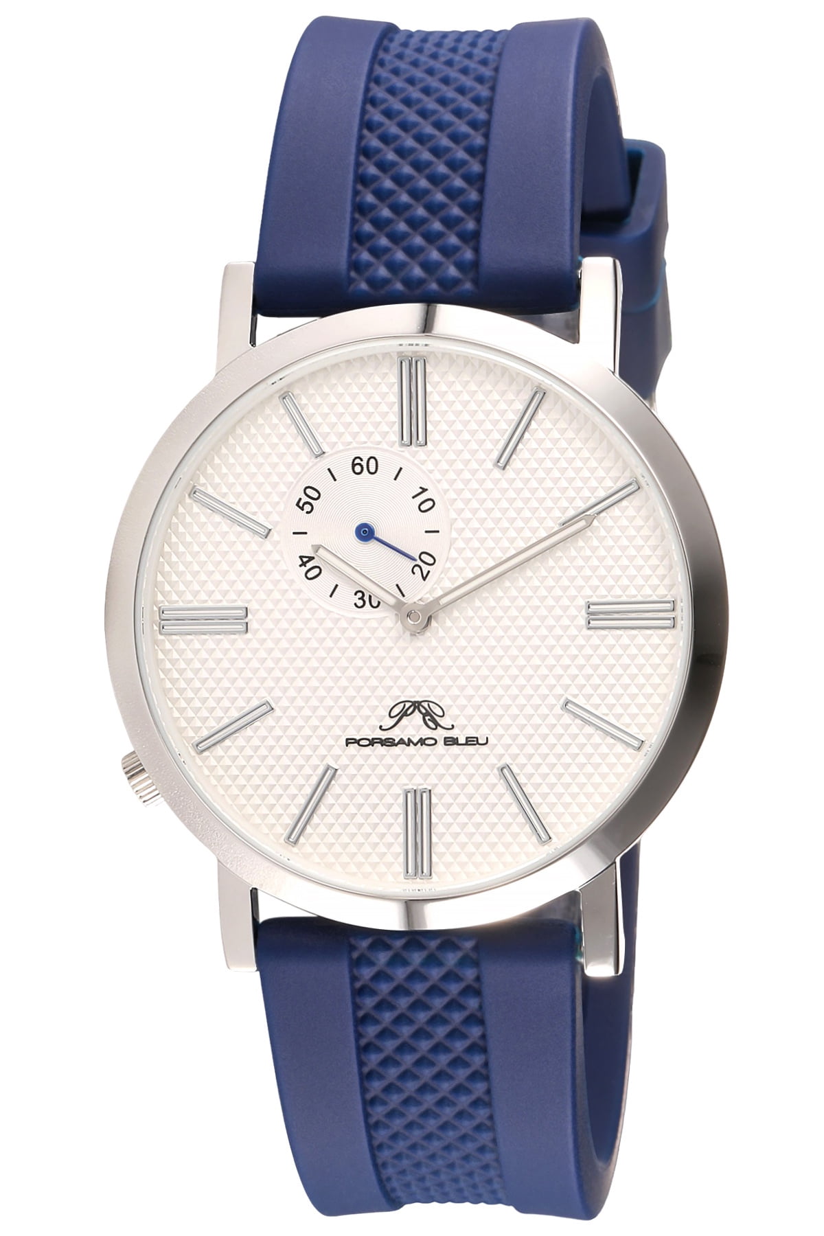 Porsamo Bleu Men’s Stainless Steel Watch with Blue Accents Porsamo Bleu Watches & Jewelry (@porsamobleu) • Instagram  main image 2