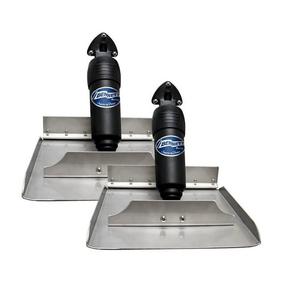 Bennett Marine BOLT129ADJ Bolt 12X9 Trim Tab System with Adjustable Upper Hinges