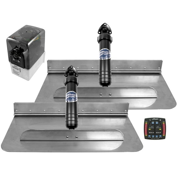 Bennett Trim Tabs 2412ATP 24 x 12 in. Hydraulic Trim Tabs with ATP