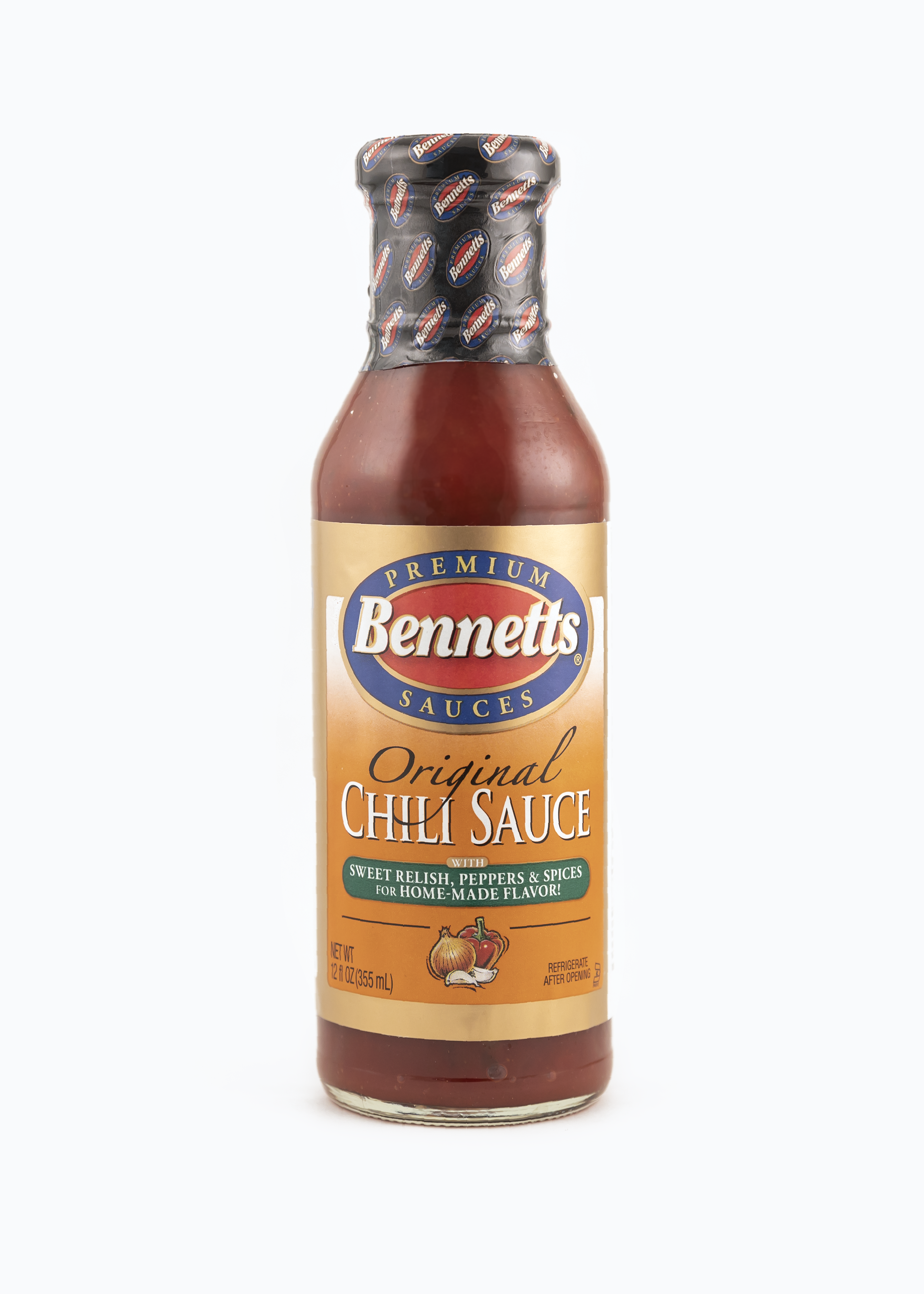BENNETTS GLUTEN FREE ORIGINAL CHILI SAUCE, 12 FL...
