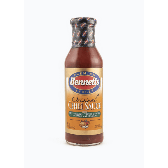 Bennetts Gluten Free Original Chili Sauce, 12 fl oz, Glass Bottle