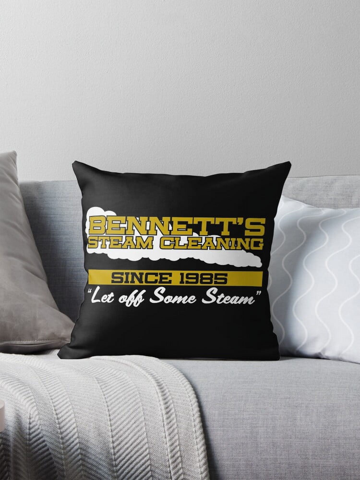 Steam Cleaning Let off Some Steam Throw Pillow Covers Cases
