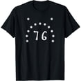 thumbnail image 1 of Bennington Flag Patriotic American 13 colonies 4th Of July T-Shirt, 1 of 4