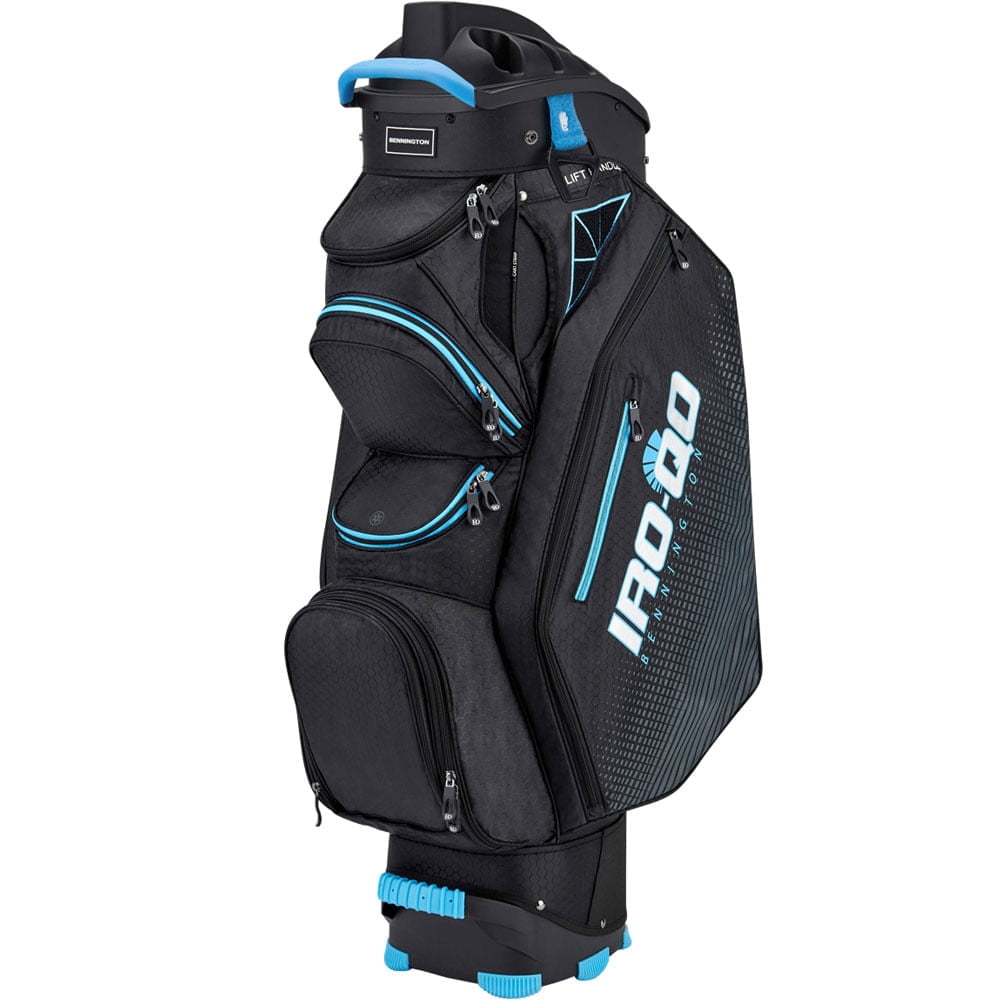 Bennington Quiet Organizer 14 IRO QO Black Cobalt Cart Golf Bag