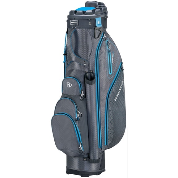 Bennington Quiet Organizer 9 Lite Canon Gray Cobalt Cart Golf Bag