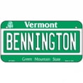 thumbnail image 1 of Bennington Vermont Metal Novelty License Plate 6" x 3" Bicycle, 1 of 1