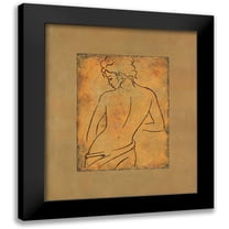 Bennion, Dan 12x14 Black Modern Framed Museum Art Print Titled - Etude de femme II