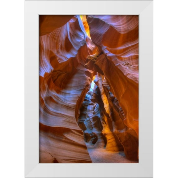 Bennion, Scott 23x32 White Modern Wood Framed Museum Art Print Titled - Antelope Canyon Arizona