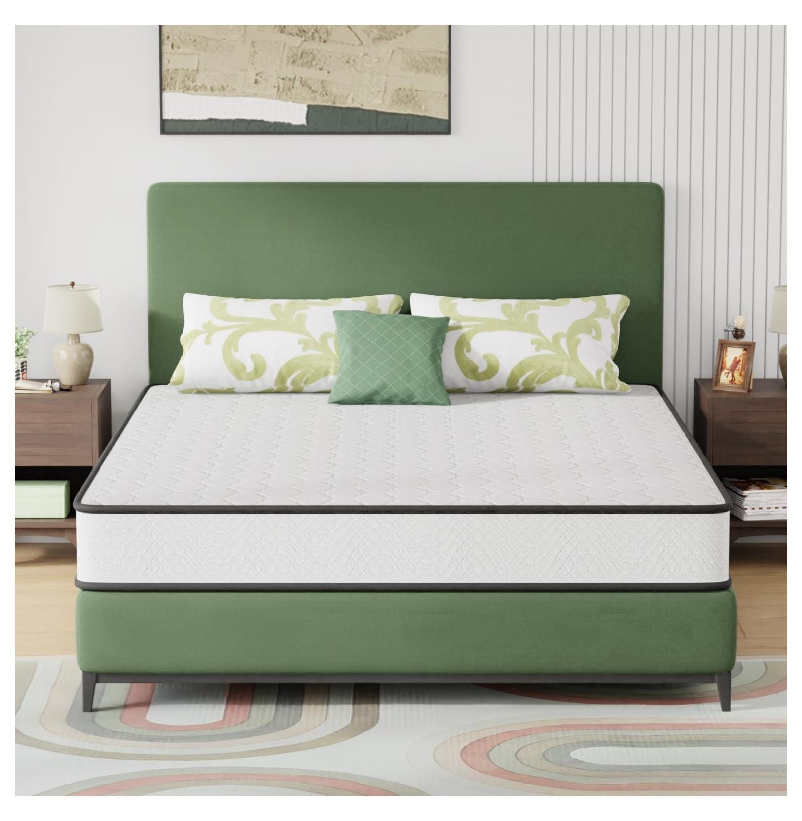 Bennium 8 Inch Mattress Medium Firm Spring Mattress Cool Sleep Pressure