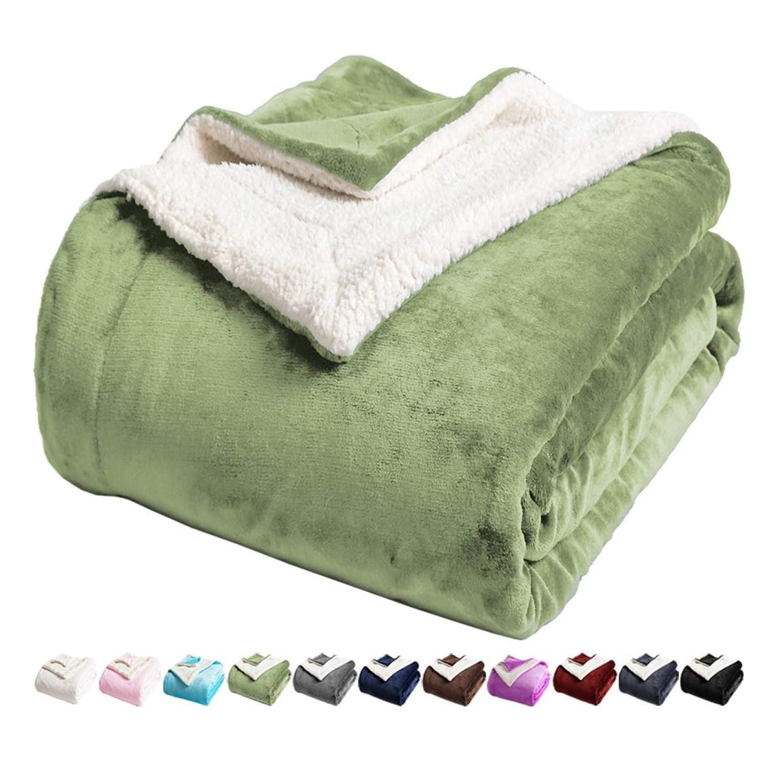 Bennium Fleece Bed Blanket Queen Size Super Soft Fuzzy Plush Warm Cozy