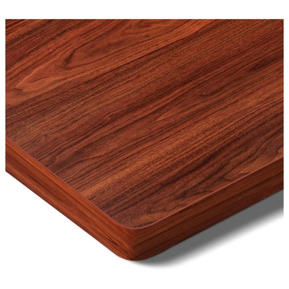 Bennium Whole-Piece Particle Board Table Top for Standing Desk and Home Office Desk DIY, 48x30x1 Inch Mahogany Desk Top