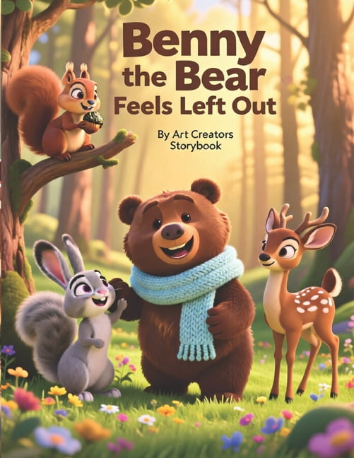 Benny the Bear Social-Emotional Learning Benny the Bear Feels Left Out: A Belonging-Building Woodland Story About Inclusion, Big Feelings, and Finding the Courag, (Paperback)