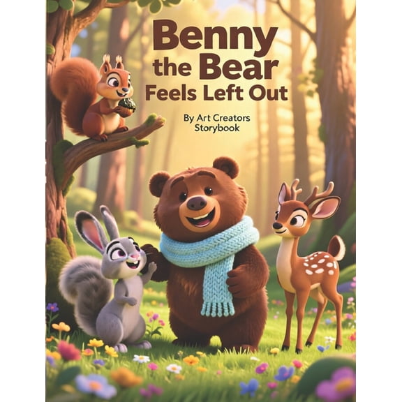 Benny the Bear Social-Emotional Learning Benny the Bear Feels Left Out: A Belonging-Building Woodland Story About Inclusion, Big Feelings, and Finding the Courag, (Paperback)