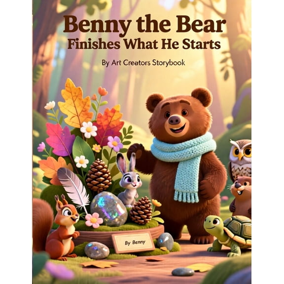 Benny the Bear Social-Emotional Learning Benny the Bear Finishes What He Starts: A Perseverance-Building Woodland Story About Focus, Responsibility, and Followin, (Paperback)