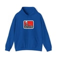 thumbnail image 1 of Benny Boys Skeleton Deathwish 2000s Skateboard Vintage Classic Hoodie Print - L / Royal, 1 of 5