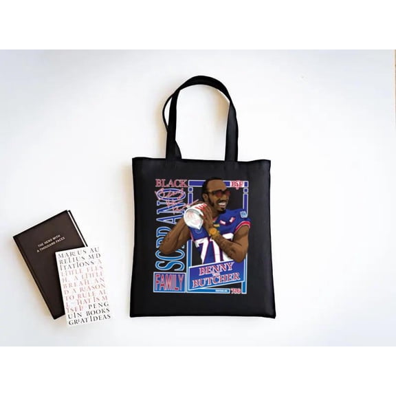 Benny Butcher BSF Bullalo Bills Sports Rap Hip Hop Griselda Tote Bag Unisex