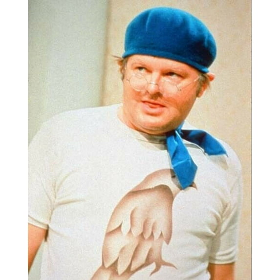 Benny Hill classic pose as Fred Scuttle Benny Hill Show 8x10 inch photo