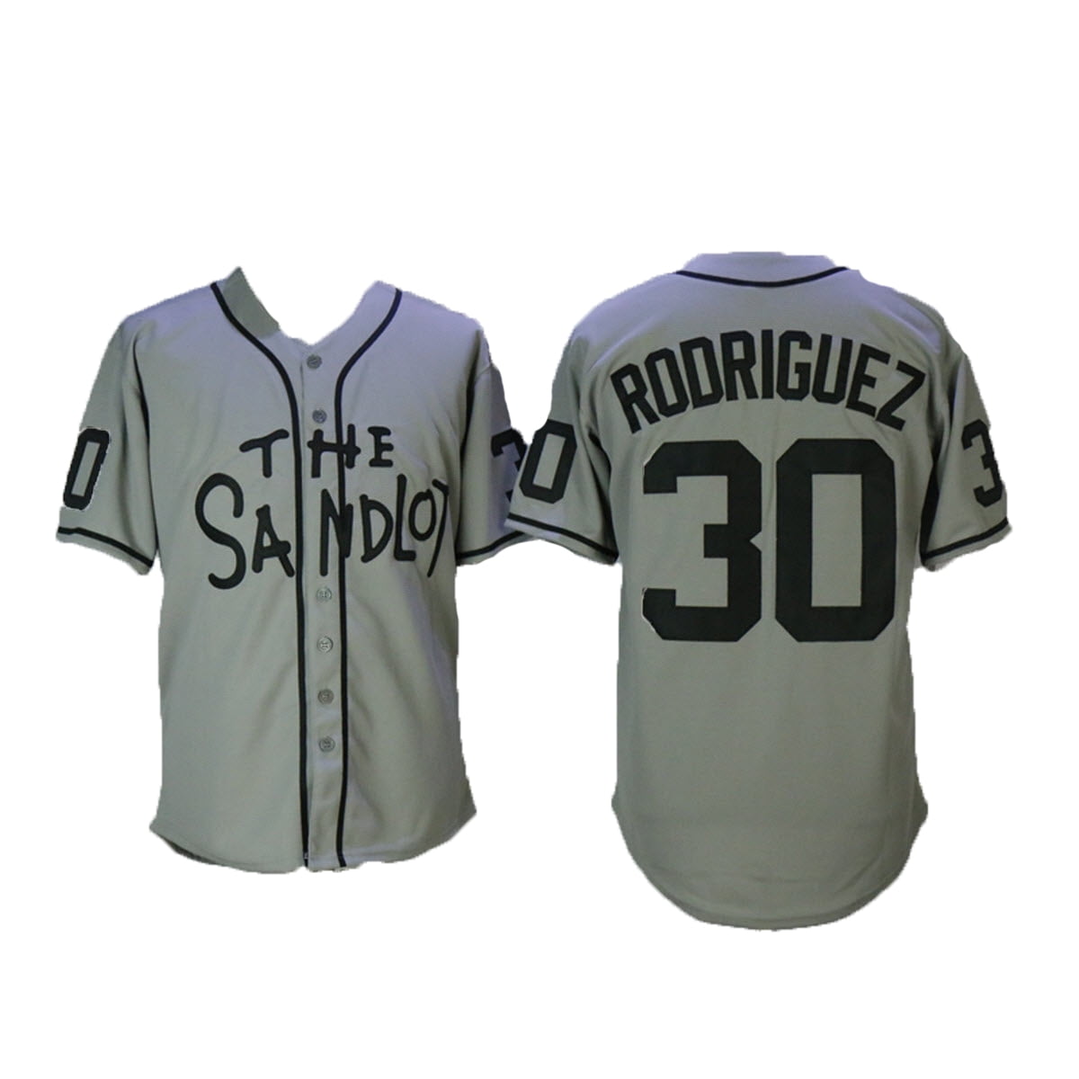 MyPartyShirt Benny The Jet Rodriguez 30 The Sandlot Baseball Jersey Costume Movie Uniform