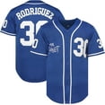 thumbnail image 1 of Benny 'The Jet' Rodriguez 30 The Sandlot Bel Air Short Sleeve Squints Yeah-Yeah Baseball Jersey, 1 of 15