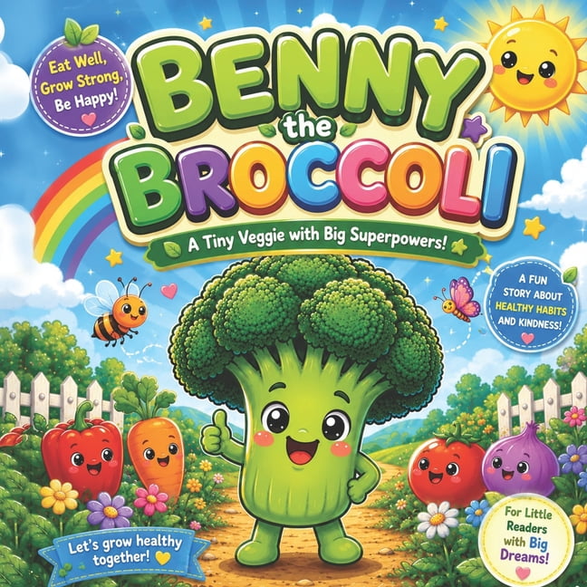 Benny the Broccoli: An Educational Picture Book About Healthy Eating for Kids, (Paperback)