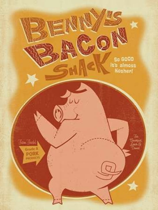 Bennys Bacon Shack Canvas Art - Anderson Design Group (18 x 24)