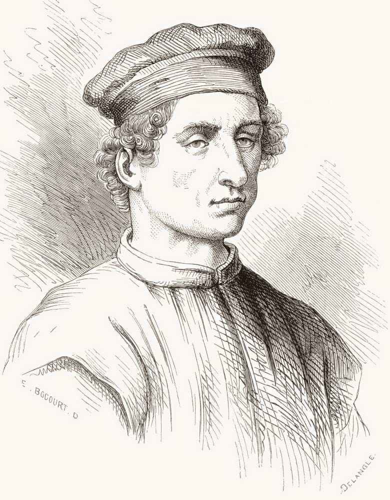 Benozzo Gozzoli C 1421 Canvas Art - Ken Welsh Design Pics (24 x 32)