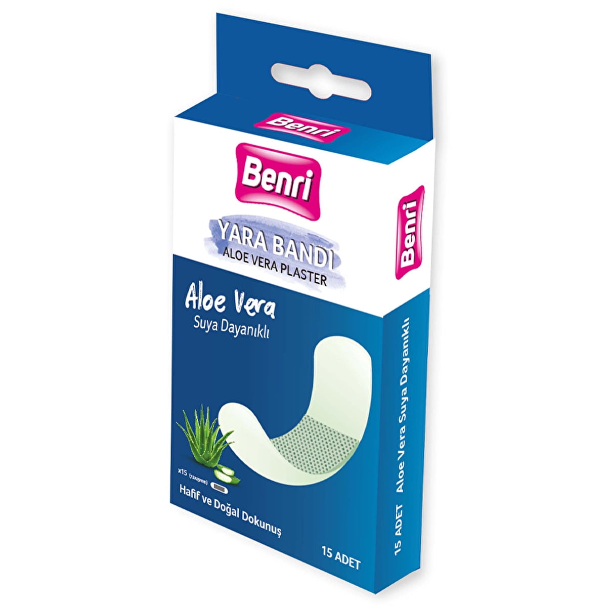 Benri Aloe Vera Band Aid 15 Pieces - Walmart.com